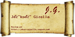 Jáksó Gizella névjegykártya